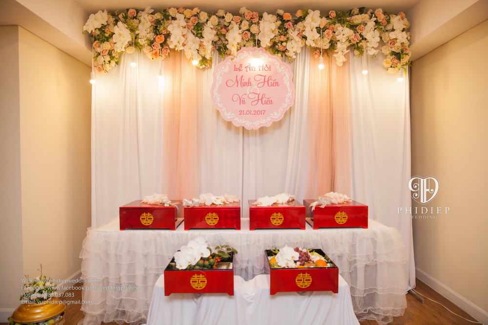 tráp ăn hỏi cao cấp trọn gói phidiepwedding