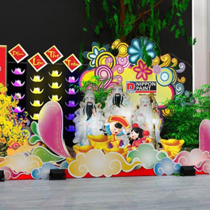 Những Điều Cần Biết Khi Trang Trí Sân Khấu Tết              