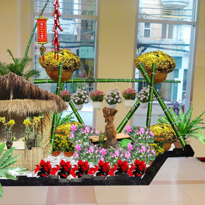 Trang Trí Tết Cho Cửa Hàng Lung Linh Giúp Rước Lộc Đầu Xuân               