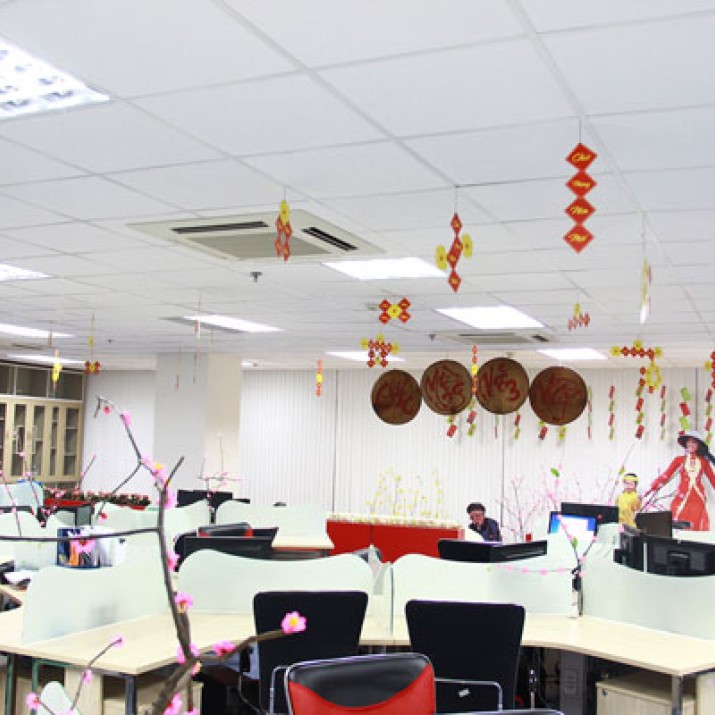 Ý Tưởng Trang Trí Tết Văn Phòng Mang Lại Nhiều Tài Lộc               