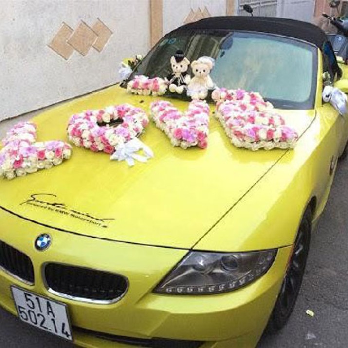 [Gợi Ý] Cách Trang Trí Hoa Xe Cưới Đẹp - Tinh Tế            