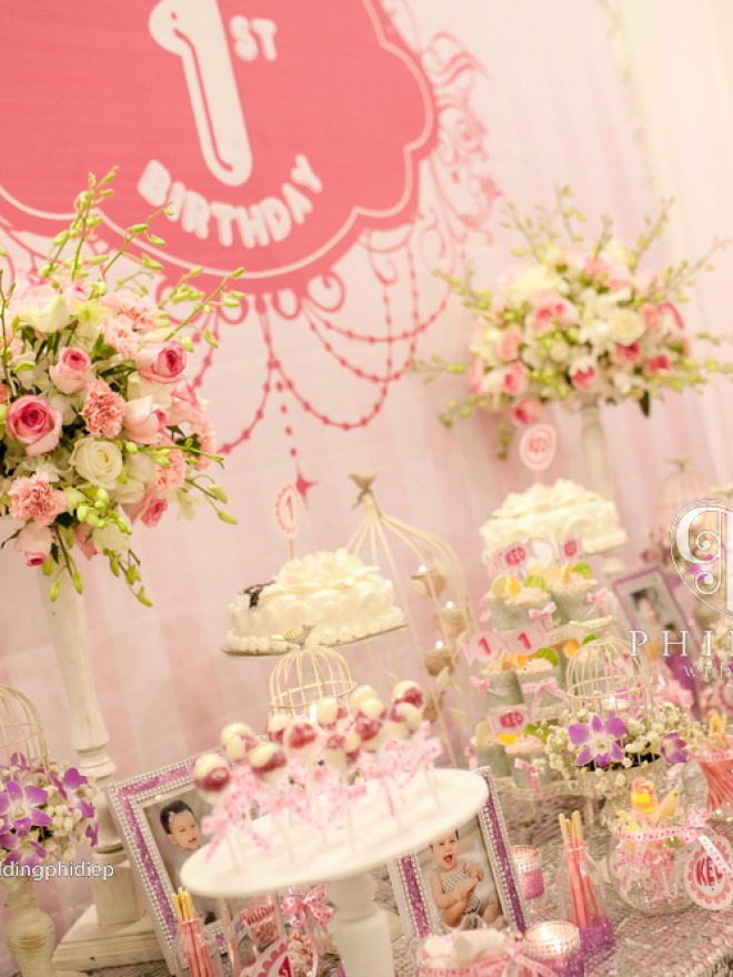 Tổ chức sinh nhật cho bé Kẹo