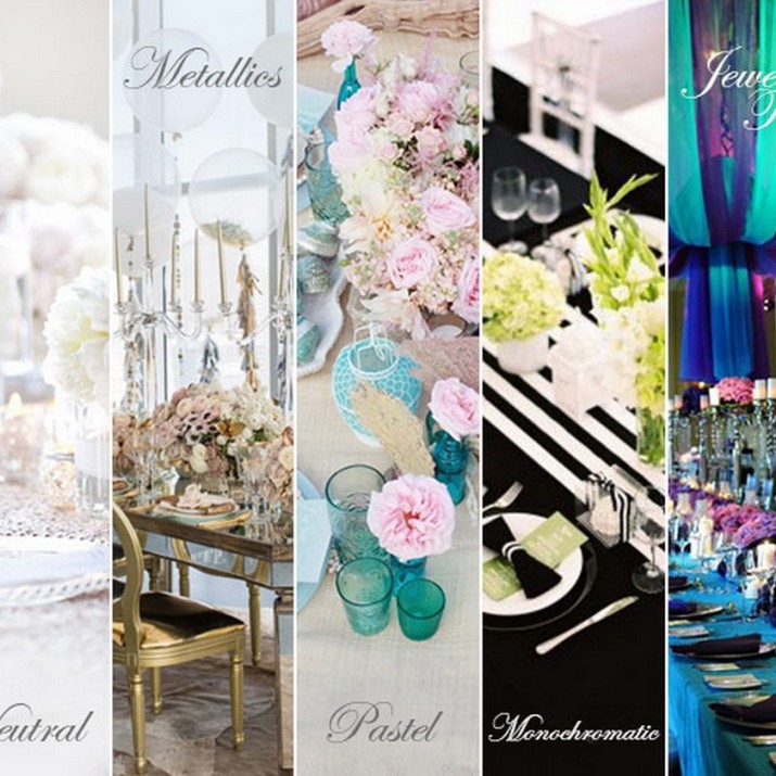 Những Tông Mầu Yêu Thích Cho Đám Cưới           