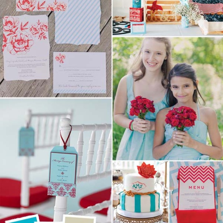 Kết Hợp Màu Sắc Hoàn Hảo Cho Tiệc Cưới              