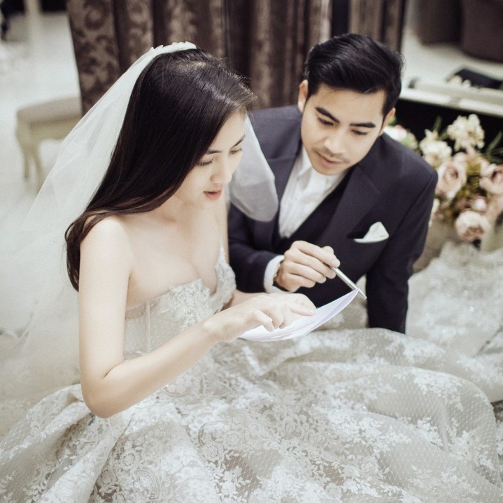 Váy Cưới Phong Cách Công Chúa Tuyệt Đẹp Của Nàng Kiều Nữ Ngọc Lan                    