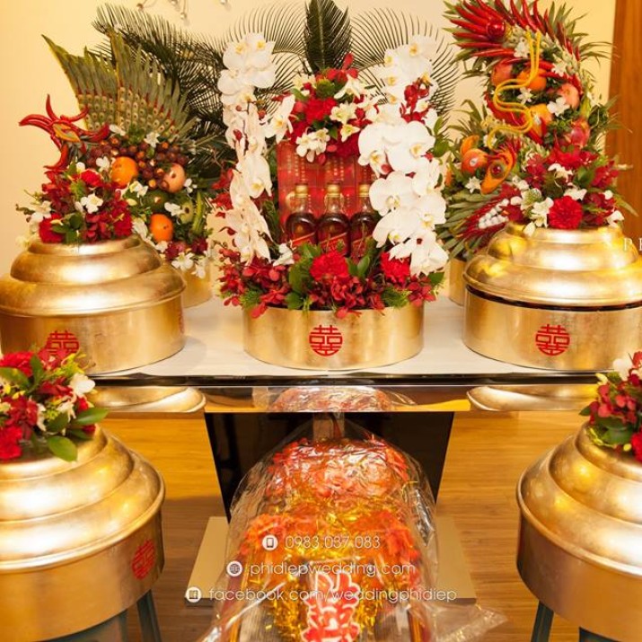 Lễ Ăn Hỏi 7 Tráp Rồng Phượng          