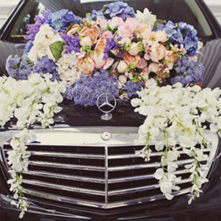 6 Cách Trang Trí Xe Hoa Cưới Ấn Tượng Nhất           