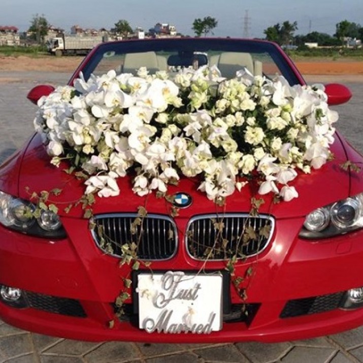 Gợi Ý Cách Trang Trí Xe Hoa Cho Cô Dâu Chú Rể Trong Ngày Trọng Đại               