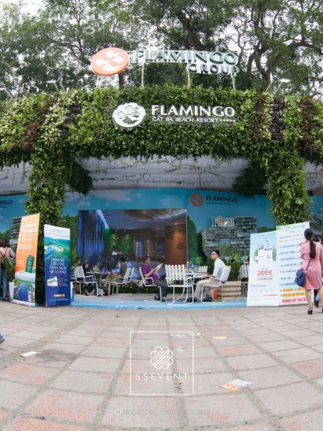 Tổ chức sự kiện Gian Hàng Tập Đoàn Plamingo