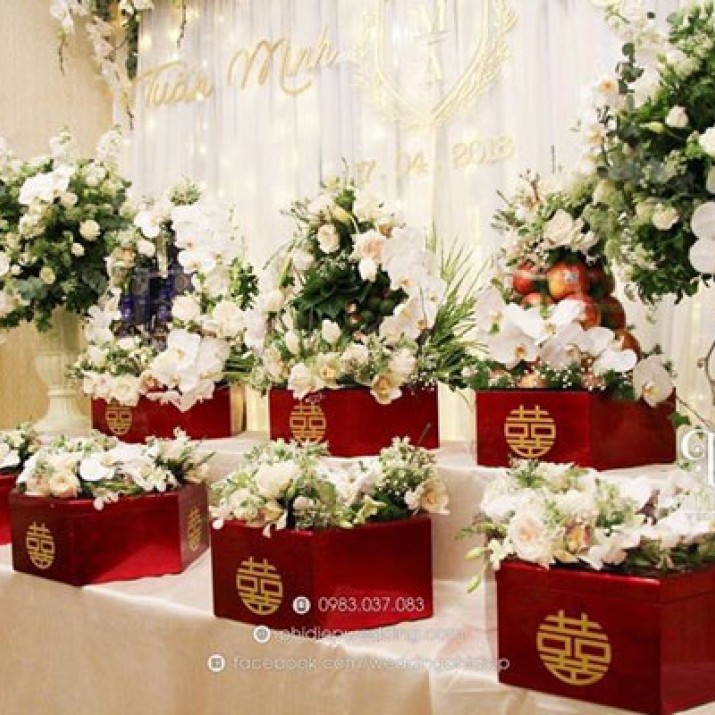 Tìm Hiểu Về Tráp Lễ Ăn Hỏi 7 Tráp Rồng Phượng Gồm Những Gì?                     