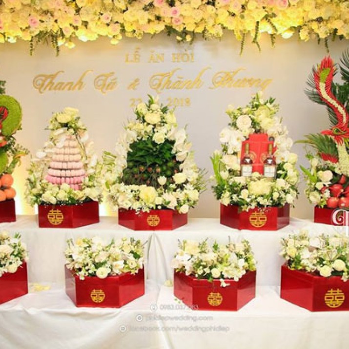 Hướng Dẫn Cách Xếp Mâm Quả Đám Hỏi Đúng Là Như Nào?                   