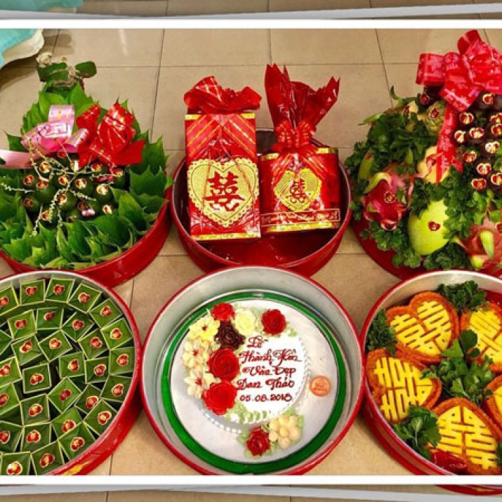 Có Những Phụ Kiện Mâm Quả Cưới Nào? Hướng Dẫn Trang Trí Mâm Quả Cưới                         