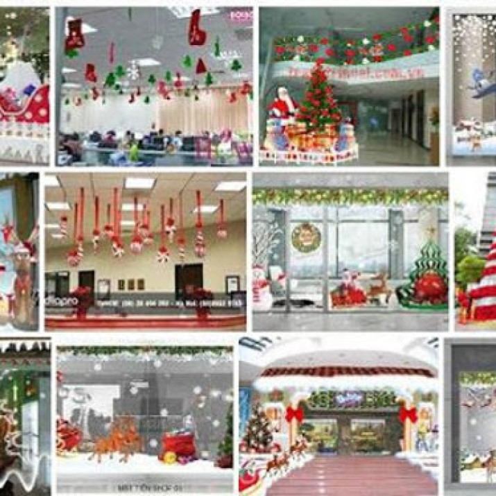 [Mách Bạn] 5 Y Tưởng Trang Trí Noel Cửa Hàng Đẹp - Ấn Tượng                 