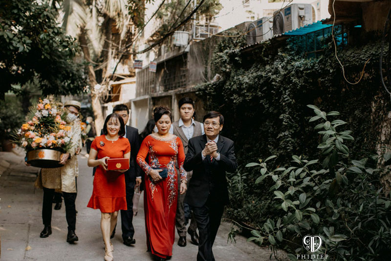 Lễ ăn hỏi 7 tráp rồng phượng