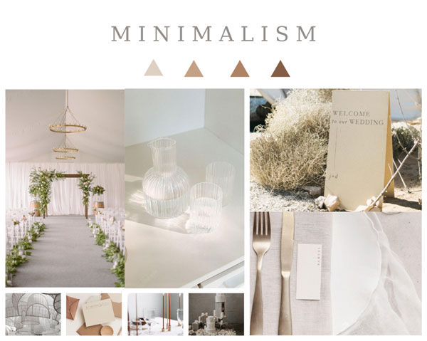 Các phong cách thiết kế tiệc cưới lên ngôi