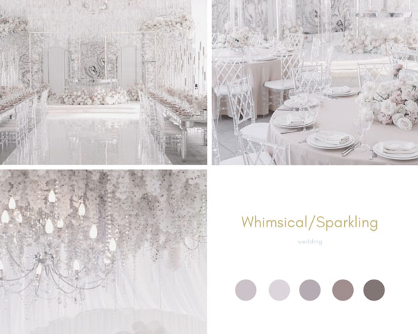 Các phong cách thiết kế tiệc cưới lên ngôi