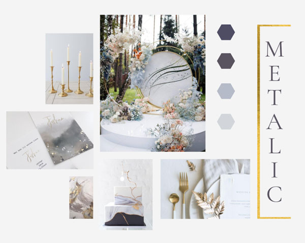 Các phong cách thiết kế tiệc cưới lên ngôi