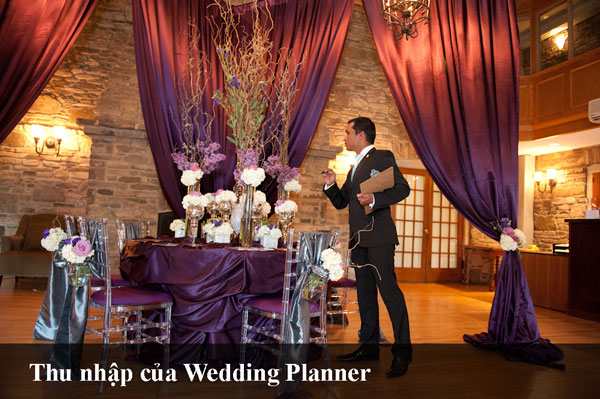 thu nhập của wedding planner
