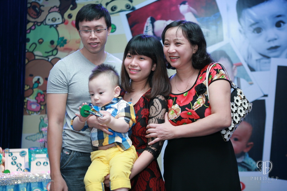Chụp ảnh sinh nhật bé Thiên Bảo