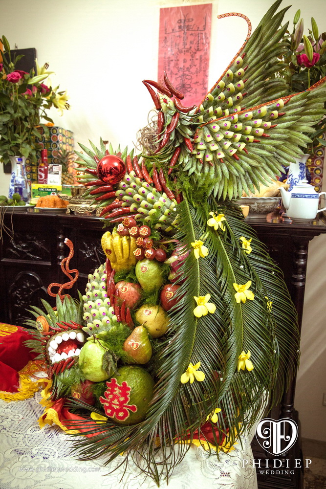 Lễ ăn hỏi 9 tráp rồng phượng