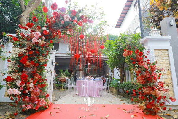 mẫu cổng hoa cưới đẹp