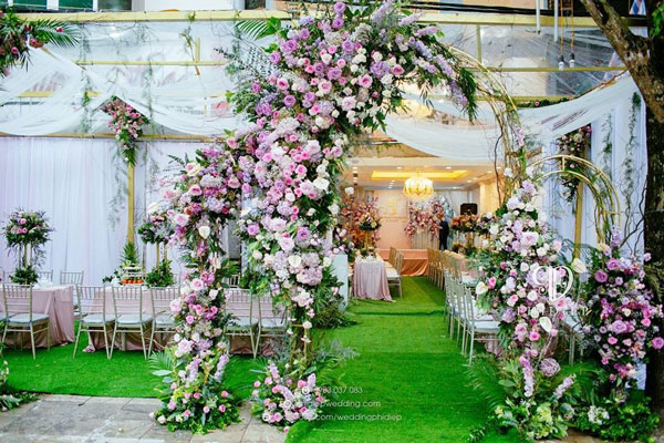 mẫu cổng hoa cưới đẹp