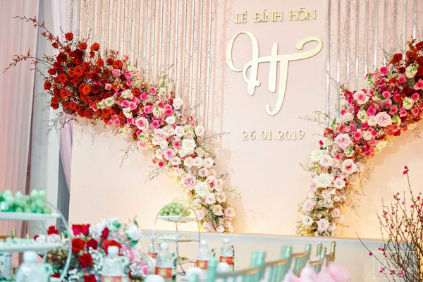 20 mẫu trang trí lễ ăn hỏi đẹp