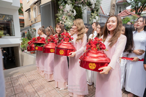 lễ ăn hỏi kết hợp xin dâu cùng ngày