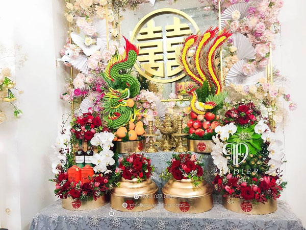 TRANG TRÍ ĐÁM HỎI TẠI NHÀ ĐƠN GIẢN