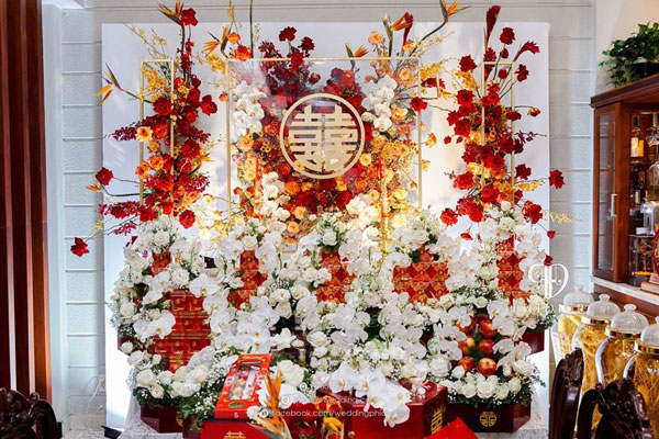 TRANG TRÍ ĐÁM HỎI TẠI NHÀ ĐƠN GIẢN