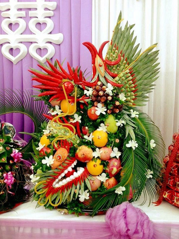 tráp rồng phượng kết hợp