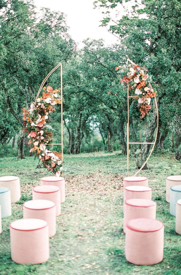 Xu hướng trang trí tiệc cưới ngoài trời năm 2020